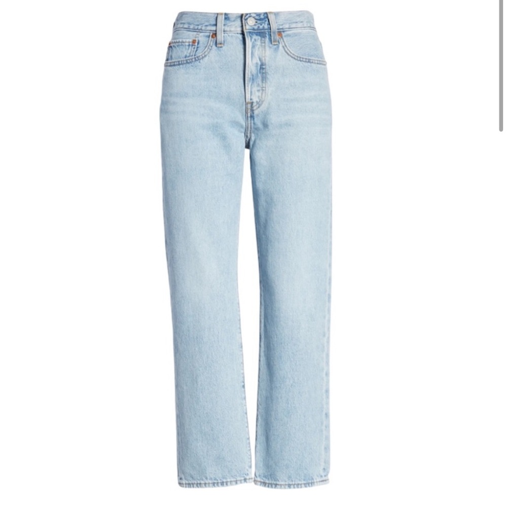 NEW Levi’s Wedgie High Waist Crop Straight Leg Jeans in Montgomery Baked 26x28